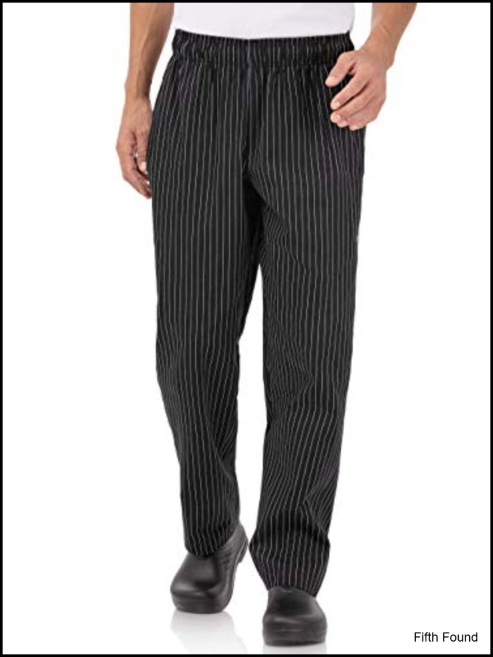 Men's Baggy Chef Pants Polycotton Drawstring Tapered Work Pants